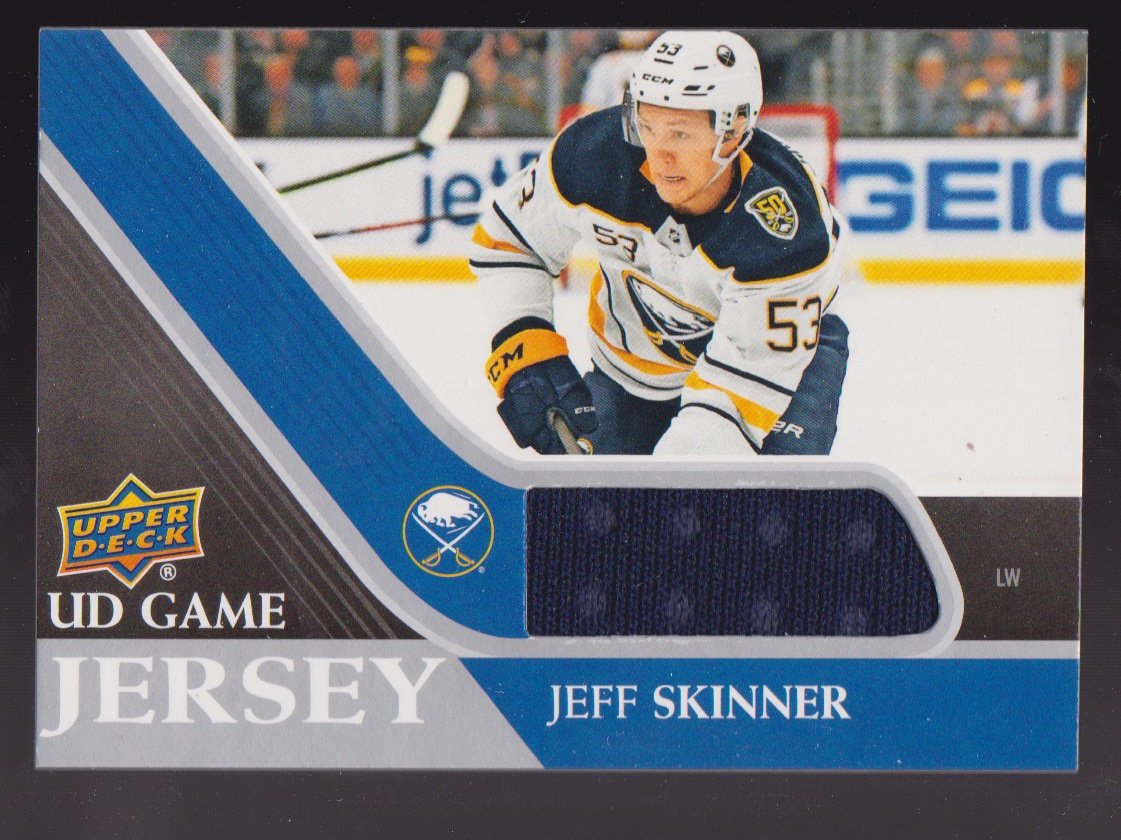 2020-21 Upper Deck Game Jerseys #GJJS Jeff Skinner (image for) 2020-21 Upper Deck Game Jerseys #GJJS Jeff Skinner